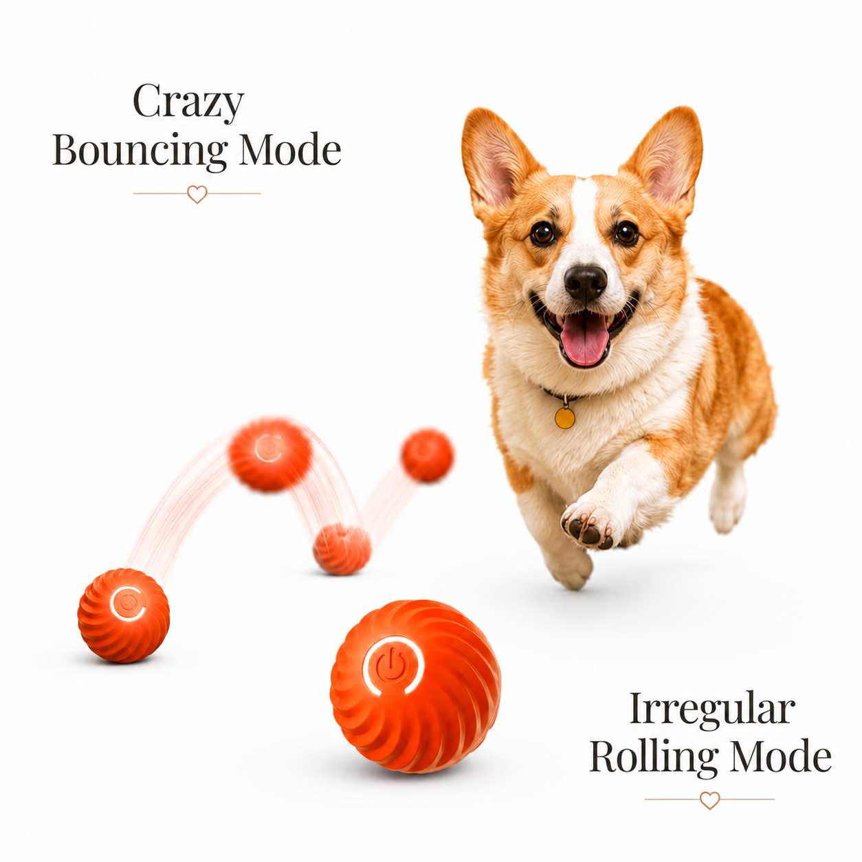 Smart Bouncing Pet Ball Toy