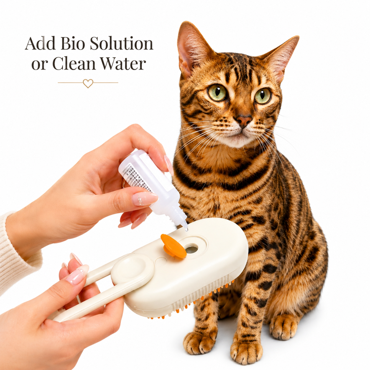 Steam Pet Grooming Brush