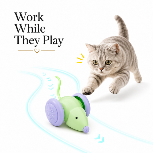 Automatic Rolling Mouse Toy