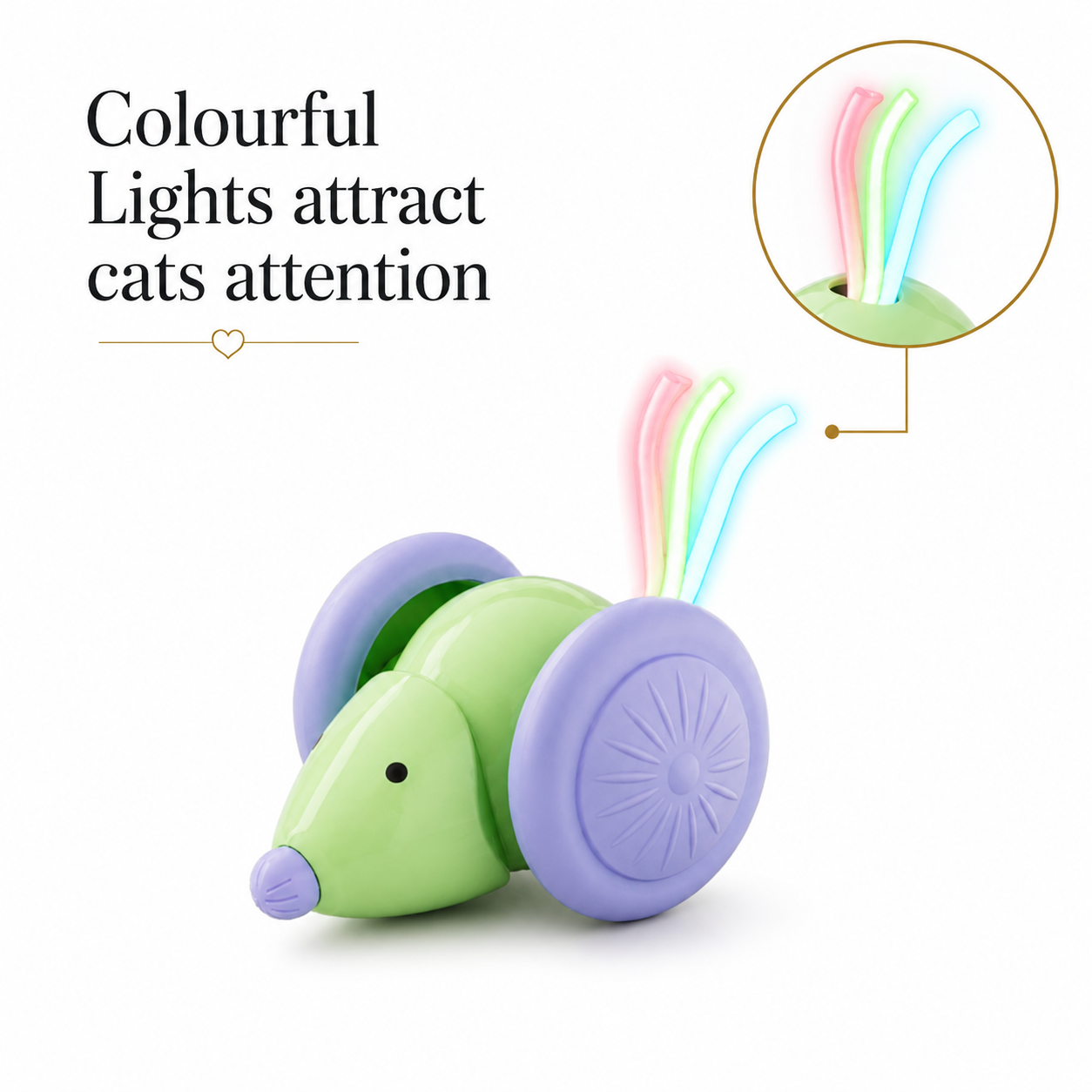 Automatic Rolling Mouse Toy
