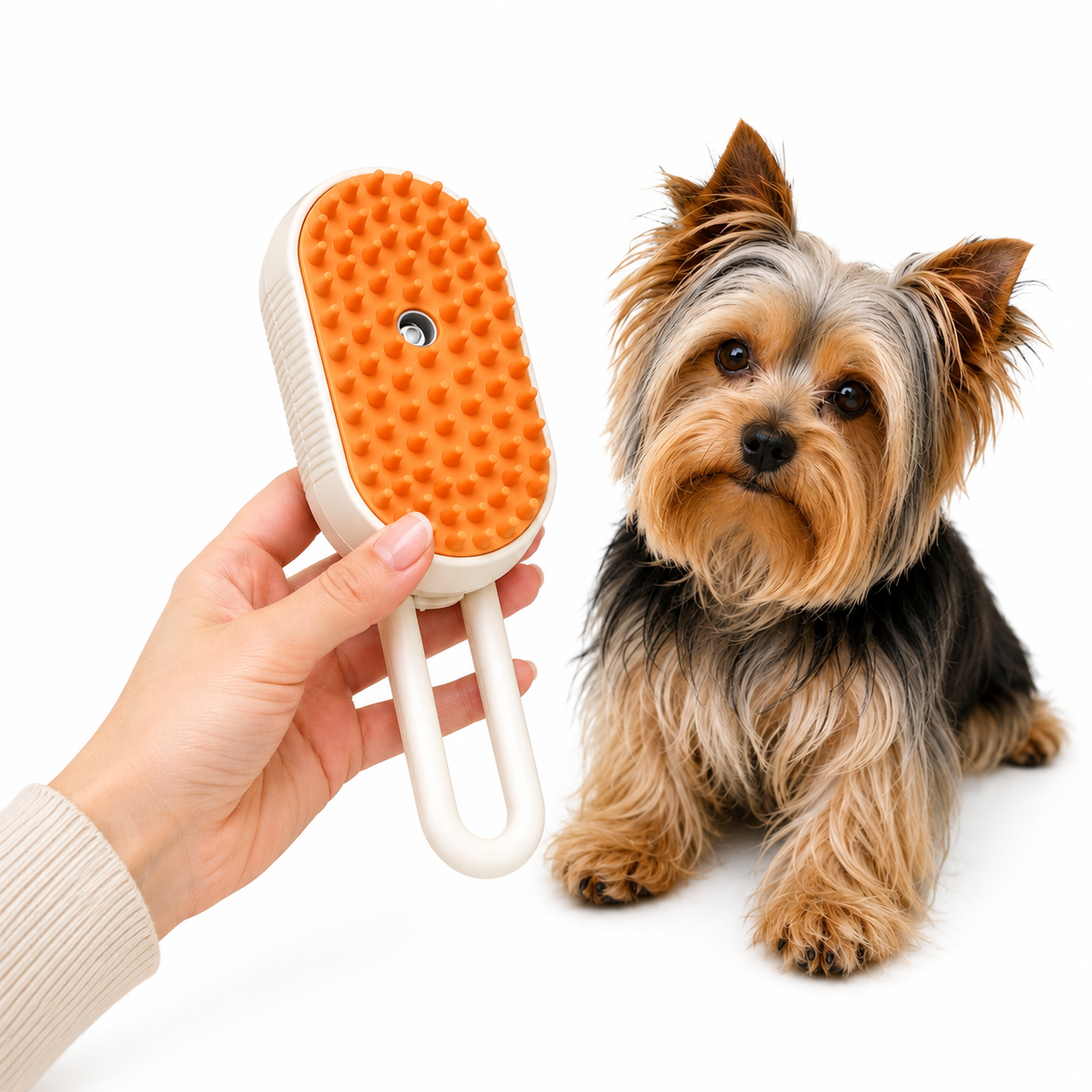 Steam Pet Grooming Brush