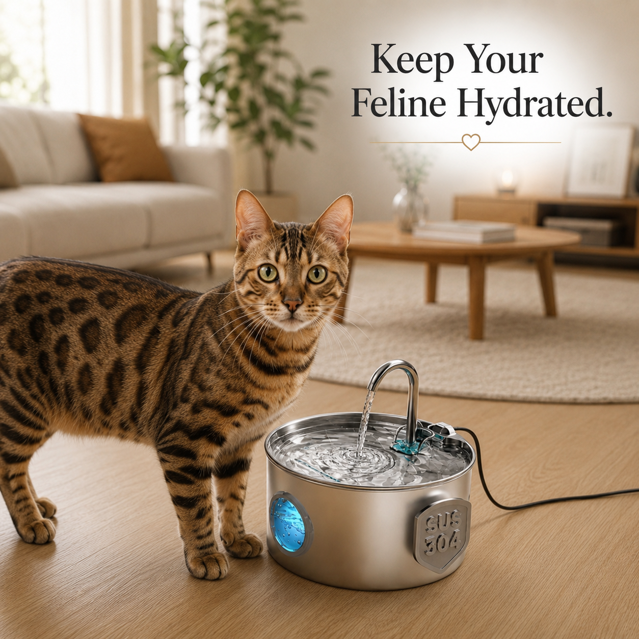 3.2L Smart Pet Water Fountain