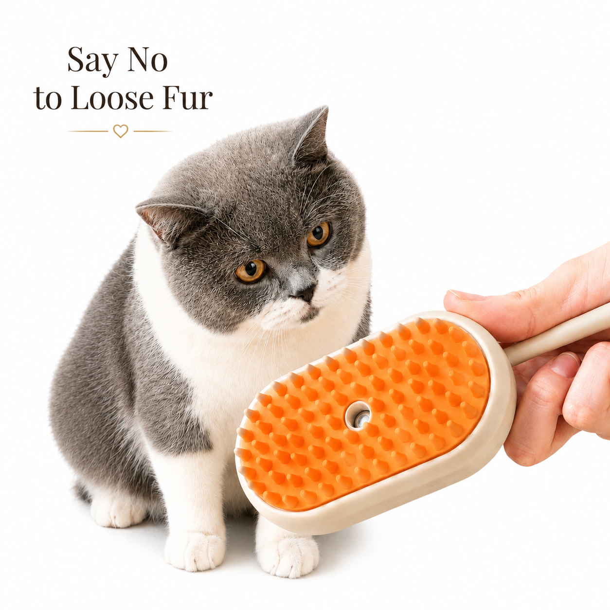 Steam Pet Grooming Brush